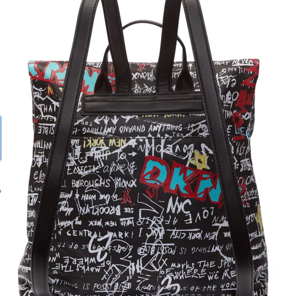 Dkny Tilly Graffiti Backpack Gem